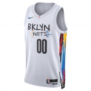 NBA Unisex Brooklyn Nets White 22/23 Swingman Custom Jersey City Edition