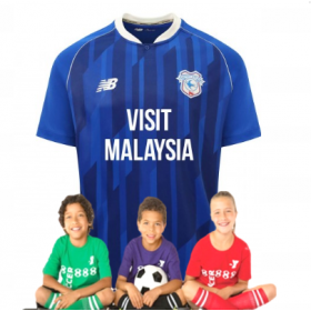 Kid's Cardiff City FC Home 23/24  Suit (Customizable)